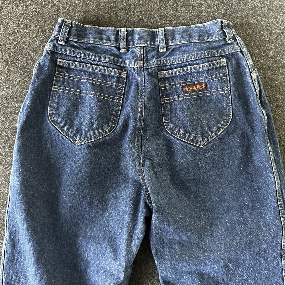 Vintage Wrangler MR320KA High Rise Straight Leg Jeans USA‎ Made Sz 16 Womens